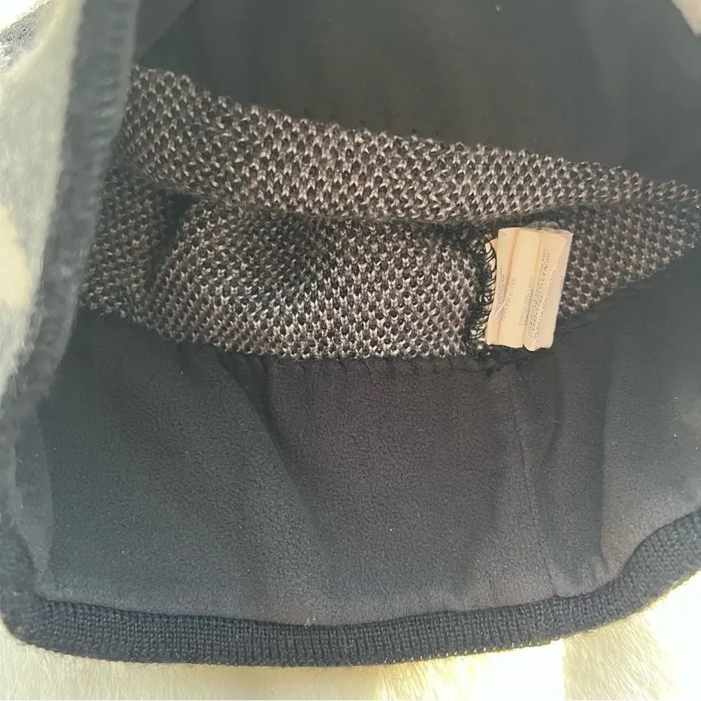 KiDs NORTH FACE Wool-Blend Argyle Beanie One-Size EUC